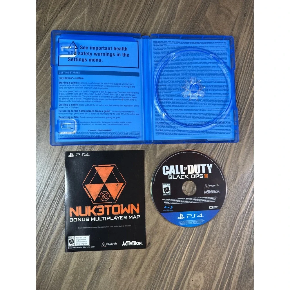 Activision Call of Duty Black Ops III PS4 One Size Blue FPS Video Game